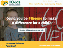 Tablet Screenshot of hckids.org
